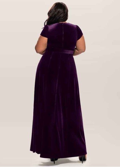 Blush Mark Dreaming Of You Purple Velvet Maxi Dress Blush Mark Dreaming Of You Purple Velvet Maxi Dress
