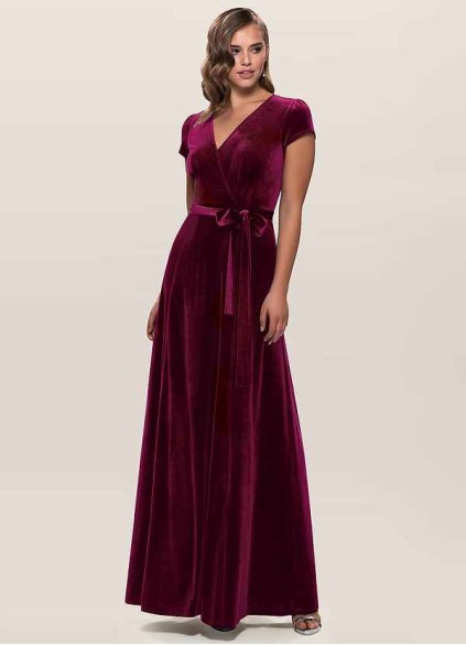 Blush Mark Dreaming Of You Cabernet Velvet Maxi Dress Blush Mark Dreaming Of You Cabernet Velvet Maxi Dress