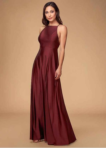 Blush Mark City Of Light Cabernet Maxi Dress Blush Mark City Of Light Cabernet Maxi Dress