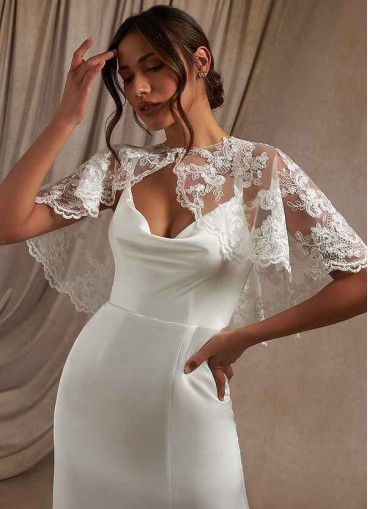 Stenaus Hephzibah Lace Tulle Wrap