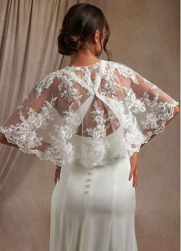 Stenaus Hephzibah Lace Tulle Wrap