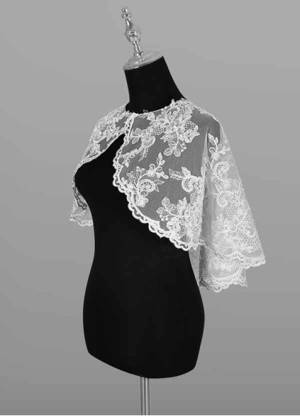 Stenaus Hephzibah Lace Tulle Wrap Stenaus Hephzibah Lace Tulle Wrap
