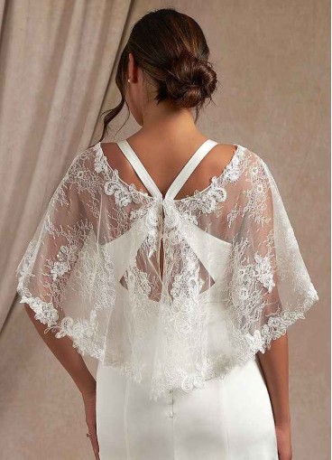 Stenaus Hodesh Lace Tulle Wrap