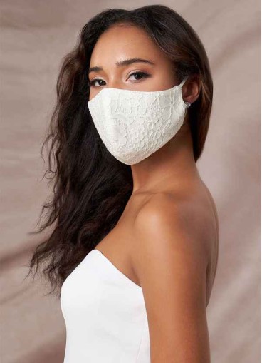 Stenaus Non-Medical Ivory Lace Reusable Face Mask