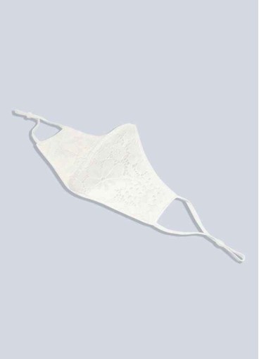 Stenaus Non-Medical Ivory Lace Reusable Face Mask