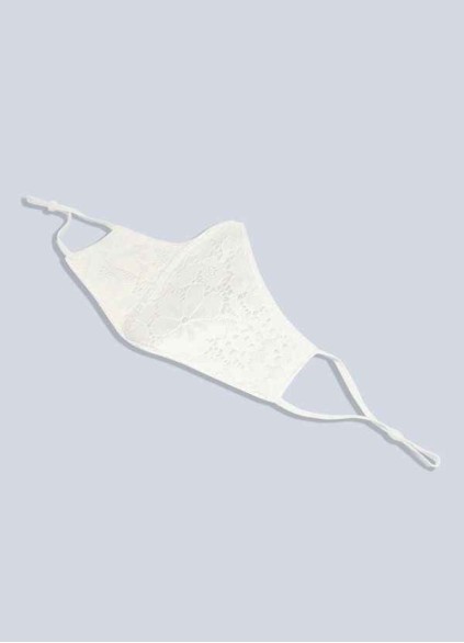 Stenaus Non-Medical Ivory Lace Reusable Face Mask Stenaus Non-Medical Ivory Lace Reusable Face Mask
