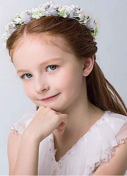 Persephone Flower Girl Headpiece Persephone Flower Girl Headpiece