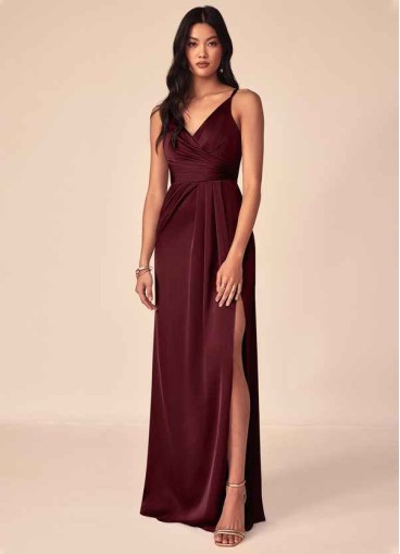 Stenaus Aqua Stretch Satin Dress