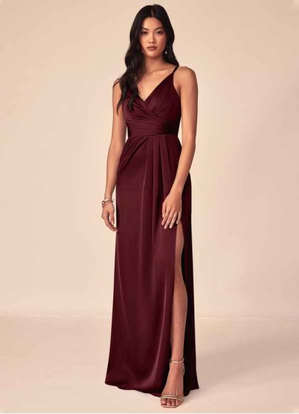 Stenaus Aqua Stretch Satin Dress