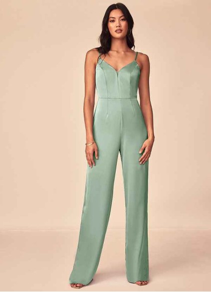 Stenaus Elizabella Stretch Satin Jumpsuit