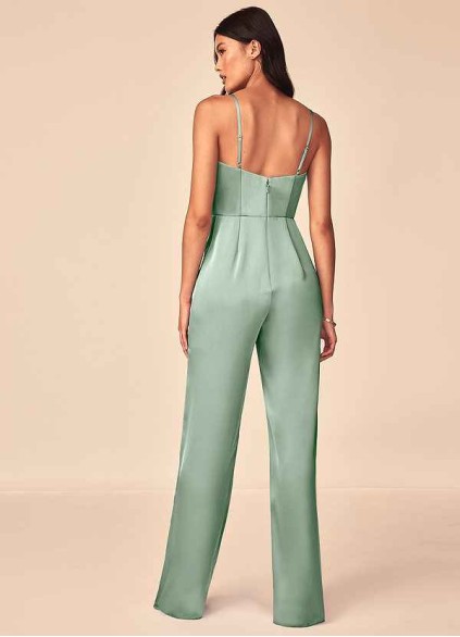 Stenaus Elizabella Stretch Satin Jumpsuit