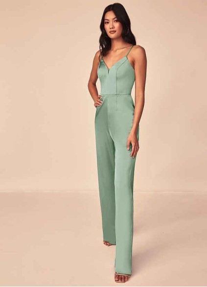 Stenaus Elizabella Stretch Satin Jumpsuit