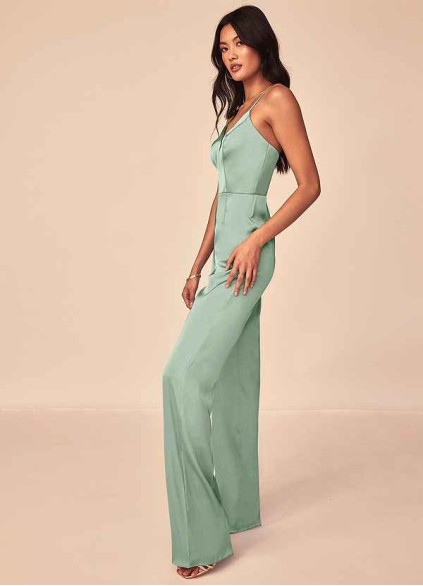 Stenaus Elizabella Stretch Satin Jumpsuit