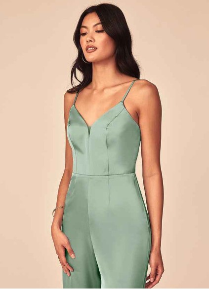 Stenaus Elizabella Stretch Satin Jumpsuit
