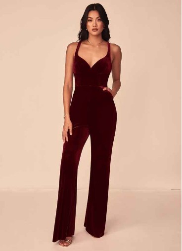Stenaus Emmette Velvet Jumpsuit