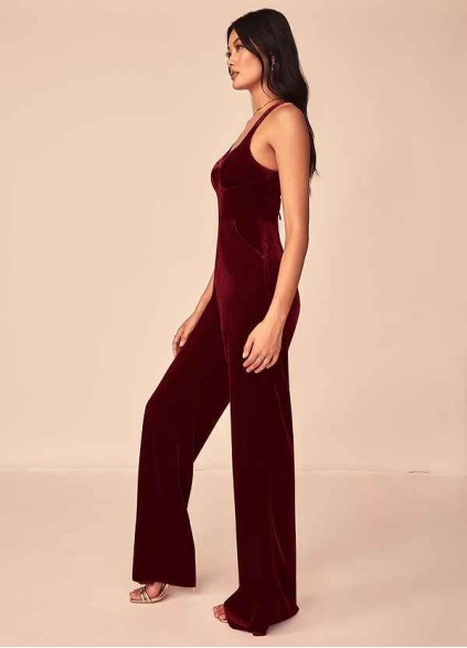 Stenaus Emmette Velvet Jumpsuit