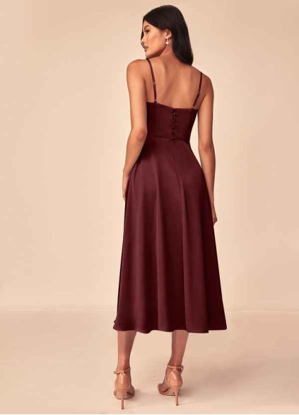 Stenaus Dottie Stretch Satin Dress Stenaus Dottie Stretch Satin Dress