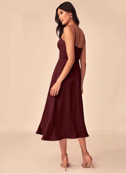 Stenaus Dottie Stretch Satin Dress Stenaus Dottie Stretch Satin Dress