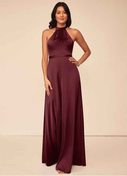 Stenaus Delmar Stretch Satin Dress