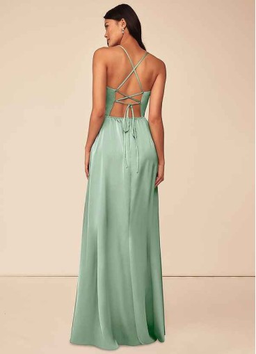 Stenaus Raya Stretch Satin Dress