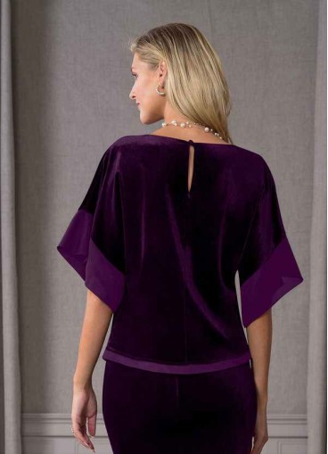 Stenaus Fianna Velvet Blouse
 ( Final Sale )