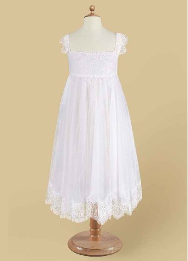 Stenaus Guava Flower Girl Dress