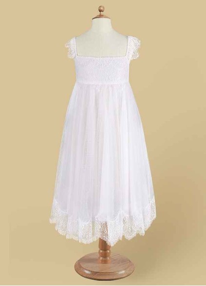 Stenaus Guava Flower Girl Dress