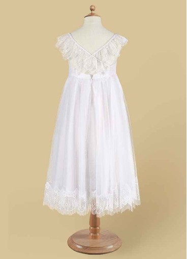 Stenaus Guava Flower Girl Dress